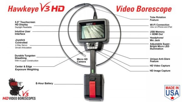 Hawkeye V3 HD Videoscope