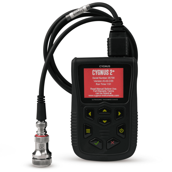 Cygnus 2+ Hands Free Ultrasonic Thickness Meter